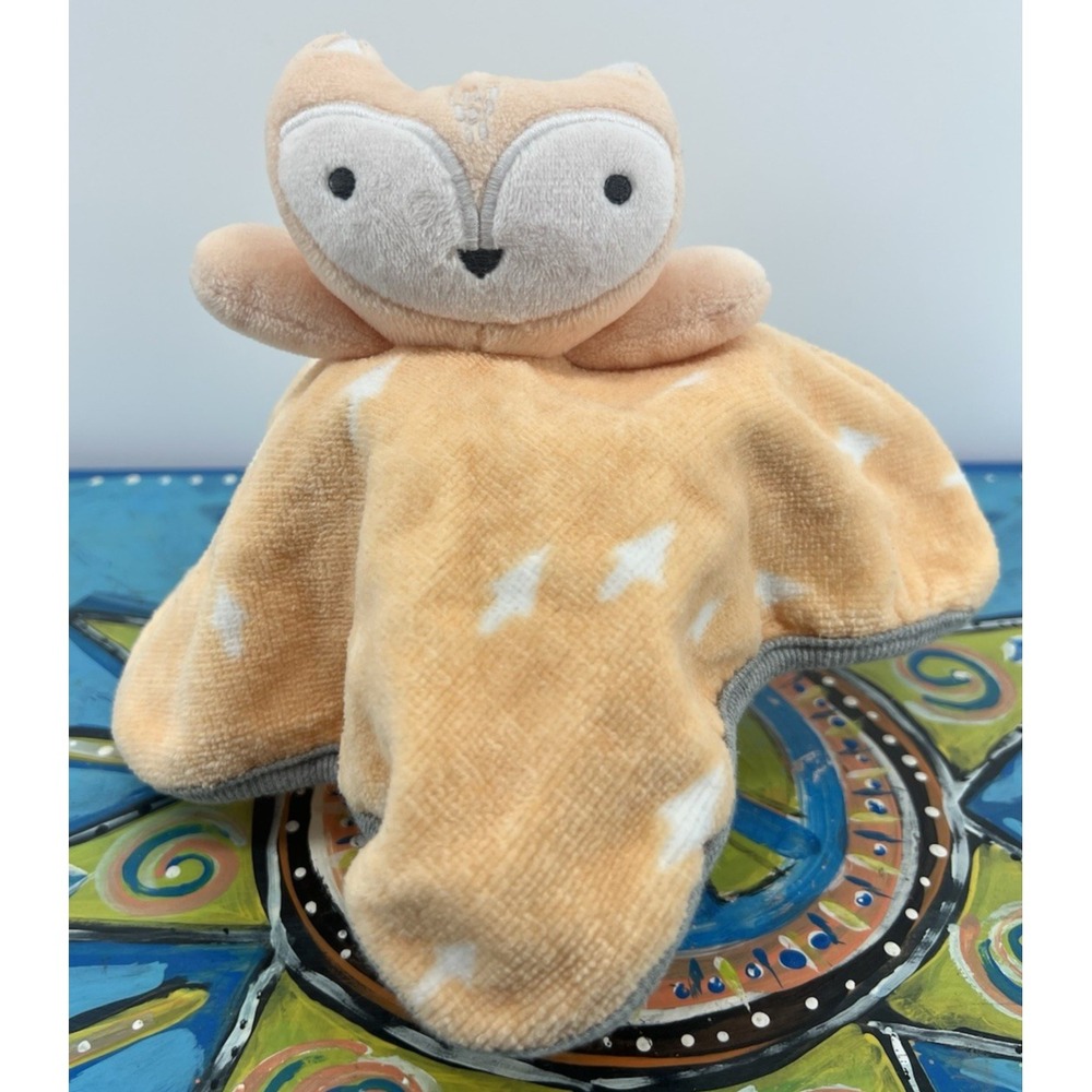 Cloud Island Orange FOX Washcloth Terry Cloth Lovey Security Blanket Target